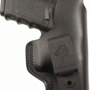 DESANTIS DUAL CARRY II HOLSTER - IWB/OWB RH LTHR GLK 4343X BLK