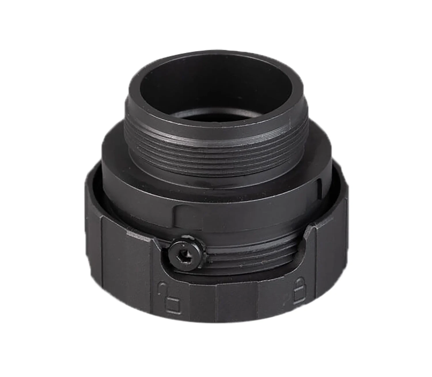 SilencerCo AC2632 ASR Alpha Mount Adapter For Omega 9K/Nano ASR/Harvester 300 Black Steel