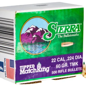 Sierra 7160C Tipped MatchKing 22Cal 60gr Tipped MatchKing 500/Box