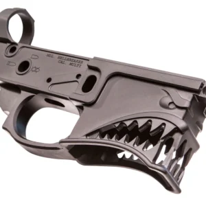 Sharps Bros SBLR01 Hellbreaker Stripped Lower Multi-Caliber Black Anodized Finish 7075-T6 Aluminum Material Compatible w/Mil-Spec AR-15 Internal Parts