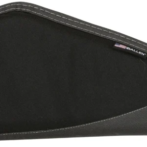 Allen 44413 Deluxe Handgun Case Black w/Gray Trim, Foam Padding, Non-Absorbent Lining & Lockable Zipper 13" L