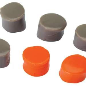 Walker's GWPSILPLGOFDE Silicone Putty 32 dB In The Ear Flat Dark Earth/Orange Adult 3 Pack