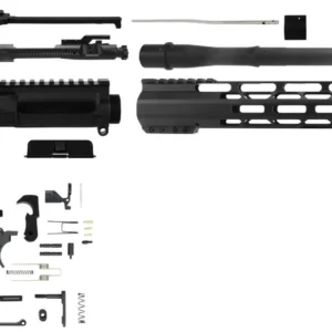 TacFire SSRK300LPK AR Build Kit Rifle 300 Blackout AR Platform Black Nitride Aluminum 1/2"-28 tpi *Sports South Exclusive.