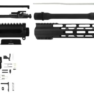 TacFire SSRK556LPK Lower Parts Kit Unassembled Rifle Kit 223 Rem/5.56x45mm NATO AR Platform Aluminum 1/2"-28 tpi
