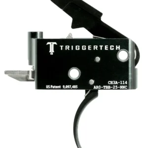 TriggerTech AROTBB25NNC Adaptable Primary Two-Stage Traditional Curved Trigger with 2.50-5 lbs Draw Weight for AR-15 Right