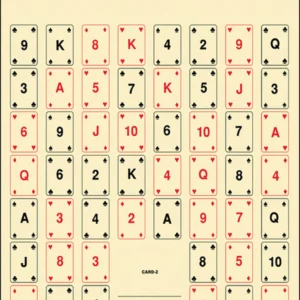 Action Target CARD2100 Entertainment 52 Playing Cards Paper 22.50" x 24" Multi-Color 100 Per Box