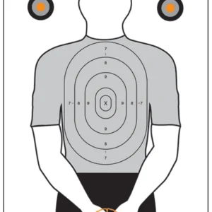 Action Target PIC12100 Entertainment Politically Incorrect Silhouette Paper Hanging 23" x 35" Black/Gray/White 100 Per Box