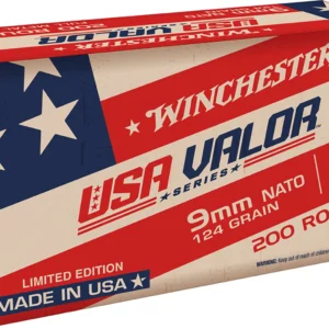 Winchester Ammo USA9NATO USA Value Pack 9mmLuger 124gr Full Metal Jacket 150 Per Box/5 Case