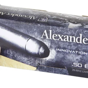 Alexander Arms AB350RSBOX Round Shoulder 50Beowulf 350gr Flat Point 20 Per Box/10 Case