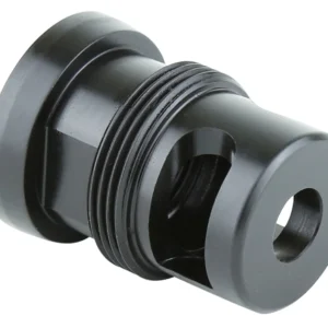 Griffin Armament TMM762 Taper Mount Minimalist Black 17-4 Stainless Steel with 5/8"-24 tpi Threads, 1.34" OAL & 1.07" Diameter for 30 Cal