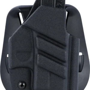 1791 Gunleather TACPDHOWBGLOCKBLKR Tactical Kydex OWB Black Kydex Paddle Compatible w/Glock Right Hand