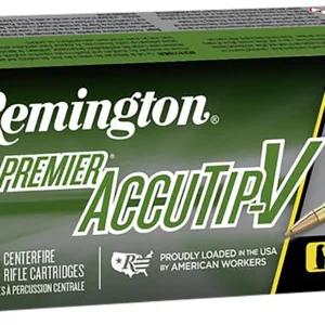 Remington Ammunition 29220 Premier Accutip-V 204Ruger 40gr AccuTip V Boat Tail 20 Per Box/10 Case