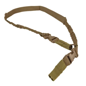 NcStar AARS21PT VISM Sling Tan Nylon Strap w/Elastic Shock-Cord 55"-72" OAL Adjustable Bungee
