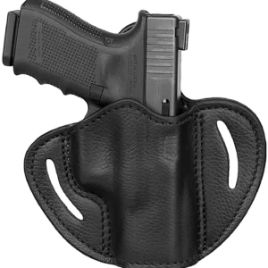 1791 Gunleather UCBH21NSBR Ultra Custom OWB Size 2.1 Night Sky Black Leather Belt Slide Compatible w/Glock 17/S&W M&P Shield/Springfield XD Right Hand