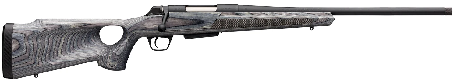 Winchester Guns 535727294 XPR Thumbhole Varmint SR 6.5 PRC 3+1 Cap 24" TB Blued Perma-Cote Rec Matte Black Laminate Fixed Thumbhole Stock Right Hand with MOA Trigger System (Full Size) No Sights