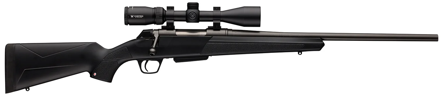 Winchester Guns 535737220 XPR Compact Scope Combo 308 Win 3+1 20" Black Perma-Cote Matte Black Synthetic Stock Right Hand (Full Size) Vortex Crossfire II 3-9x40mm No Sights