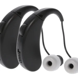 Walker's GWPRCHUE2PK Ultra Ear BTE Hearing Enhancer 22 dB Behind the Ear Rechargeable 2 Pack