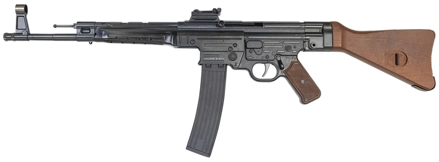 Mauser Rimfire 4440011CA STG-44 *CA Compliant Full Size 22 LR 10+1 16.50" Black Barrel & Receiver, Natural Wood Fixed Stock