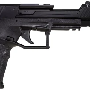 Taurus 1-TX22C151-T TX22 Competition 5.40" 16+1 (3) Black Polymer Frame Black Anodized Ported Aluminum Slide with Optics Mount Aggressive Textured Black Polymer Grip Includes Compensator