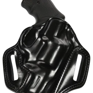 Galco CM834B Combat Master OWB Black Leather Belt Slide Fits Glock 48 Fits S&W M&P Shield EZ Fits Glock 48 MOS Right Hand