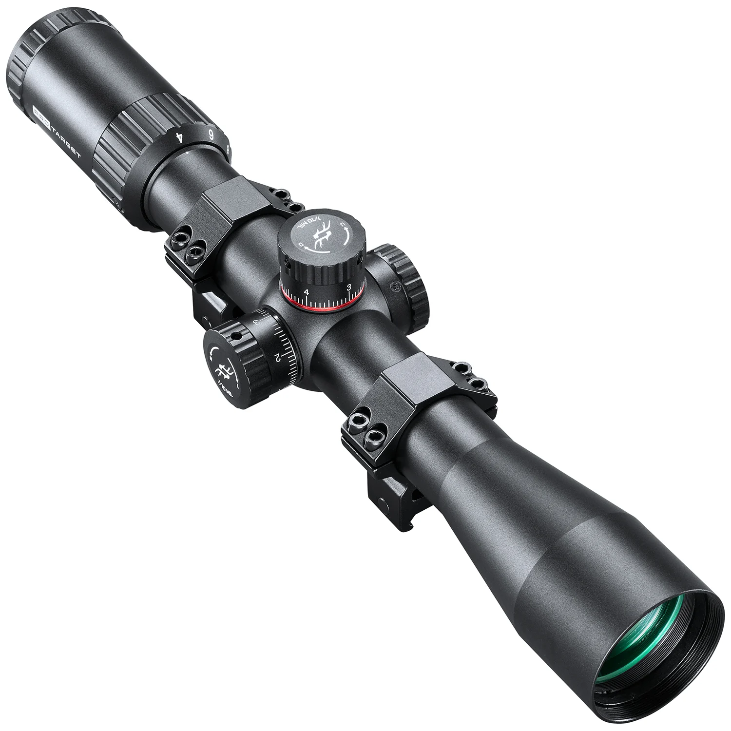 Simmons SIM41640 ProTarget Matte Black 4-16x40mm 30mm Tube Mil-Dot Reticle