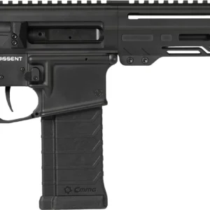 CMMG 54AA847AB Dissent 5.7x28mm 32+1 6.50", Black Cerakote Rec, OEM Grip, Picatinny Buffer Adapter, Zeroed Drop-In Single Stage Trigger