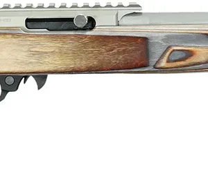 Black Rain Ordnance BRO22DSC Deluxe Full Size 22 LR 10+1 16" Matte Stainless Threaded Steel Barrel & Aluminum w/Accessory Rail Receiver, Shady Camo Boyd's Agility Stock, Right Hand