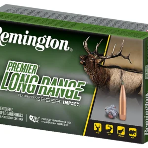 Remington Ammunition R28829 Premier Long Range 7mmPRC 175gr Speer Impact 20 Per Box/10 Case