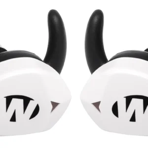 Walker's GWPSLCR2BTWHT Silencer BT 2.0 Electronic Ear Buds Sports South Exclusive White Polymer