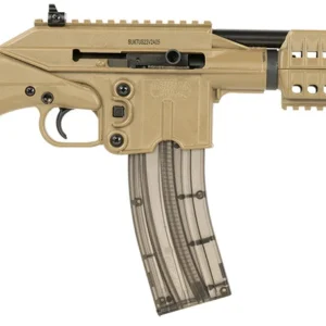 Kel-Tec SU22CATAN SU22 Full Size 22 LR 26+1 16.10" Black Threaded Barrel, Tan Picatinny Rail Polymer Receiver, Tan Synthetic w/Storage Compartment Stock