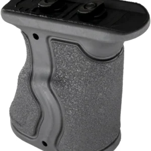 FAB Defense FXGRADMB Gradus Ergonomic Forward Grip Angled, Black Polymer with Rubber Overmold, Fits M-Lok Rail
