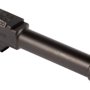 SilencerCo AC5049 Threaded Barrel 3.70" 9mm Luger, Black Nitride Stainless Steel, Fits Glock 43/43X