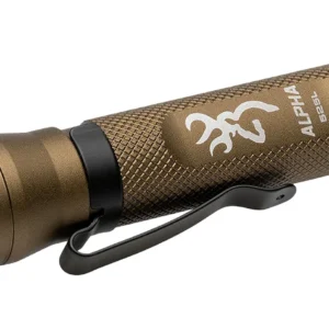Browning 3711256 Alpha 2AA Flashlight Burnt Bronze 36/525 Lumens White LED/Green