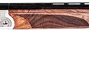 ATI ATIGKOF410SV Cavalry 410 Gauge Break Open 3" 2rd, 26" Matte Blued Over/Under Vent Rib Barrel, Silver Engraved Aluminum Receiver, Fixed Oiled Turkish Walnut Walnut Stock