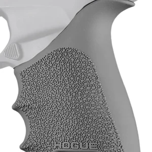 Hogue 17612 Grip Sleeve Handall Beavertail Slate Gray Rubber Fits Sig Sauer P320 Compact