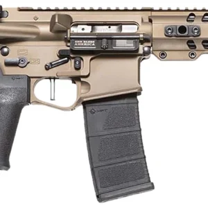 Patriot Ordnance Factory 01441 Renegade+ SBR Direct Impingement 300 Blackout 10.50" Rail Burnt Bronze Cerakote