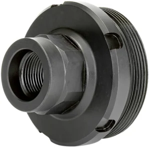 Griffin Armament DT1375X24-1/2X28 Thread Adapter 1/2"x28 17-4 Stainless Steel Nitride Black