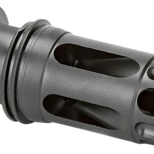 Griffin Armament DLFC30C5824 Dual-Lok Flash Comp 30/7.62mm Black QPQ Nitride 17-4 PH Stainless Steel 5/8"x24 Threads