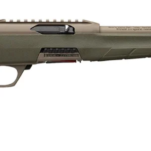 Winchester Repeating Arms 521158102 Wildcat SR 22 LR 10+1 16.50" Flat Dark Earth Button Rifled Barrel, Flat Dark Earth Picatinny Rail Polymer Receiver, Adj Cheek Piece & LOP OD Green Synthetic Stock