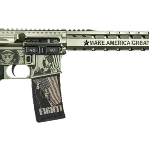 Black Rain Ordnance 24111203S Trump FX Custom Limited Edition 5.56 NATO 30+1 Silver Spec 15