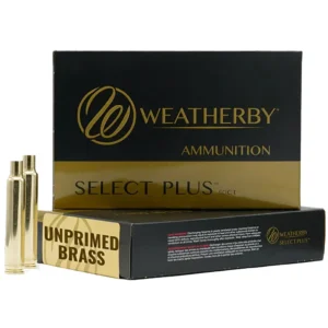 Weatherby BRASS257CT50 Select Plus Unprimed Cases 257 Wthby Mag Rifle Brass 50/Box