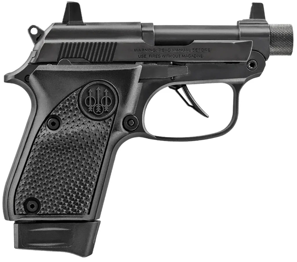 Beretta USA J20X22R8TB 20X Bobcat 22 LR 8+1 2.80" Black Steel Barrel, ELS/Serrated Steel Slide & Polymer Frame w/Beavertail, Helica Texture Grip