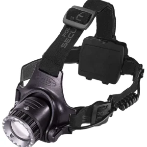 Lb Marketing 97745 Long Throw Headlamp Black Aluminum LED 470 Lumens 500 Meters Beam Distance