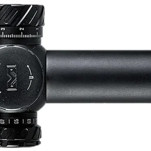 Meprolight USA 901245701 MVO Matte Black Anodized 1-8x28mm 34mm Tube, Illuminated M1 MRAD Etched Green/Red Reticle