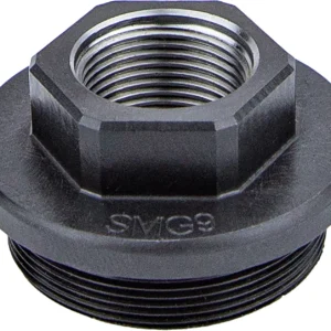 Kgm Suppressors A-SMG9-DTA-S-3 SMG9 Direct Thread Adapter Black Nitride Steel 5/8"x24 Threads