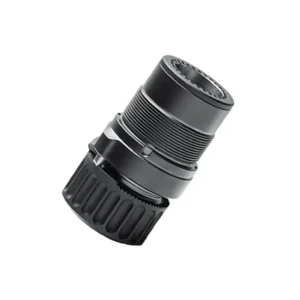 B&T Firearms SD-145490 HUB Adapter 5.56 Black Titanium/Stainless Steel