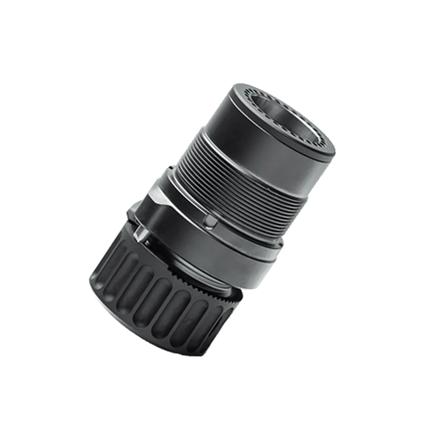 B&T Firearms SD-145490 HUB Adapter 5.56 Black Titanium/Stainless Steel