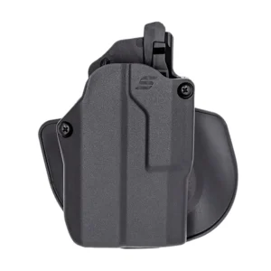 Safariland SOLIS12835A7C3411 Solis ALS OWB Black Fits Glock 19 Compatible w/ TLR 7 Light Right Hand