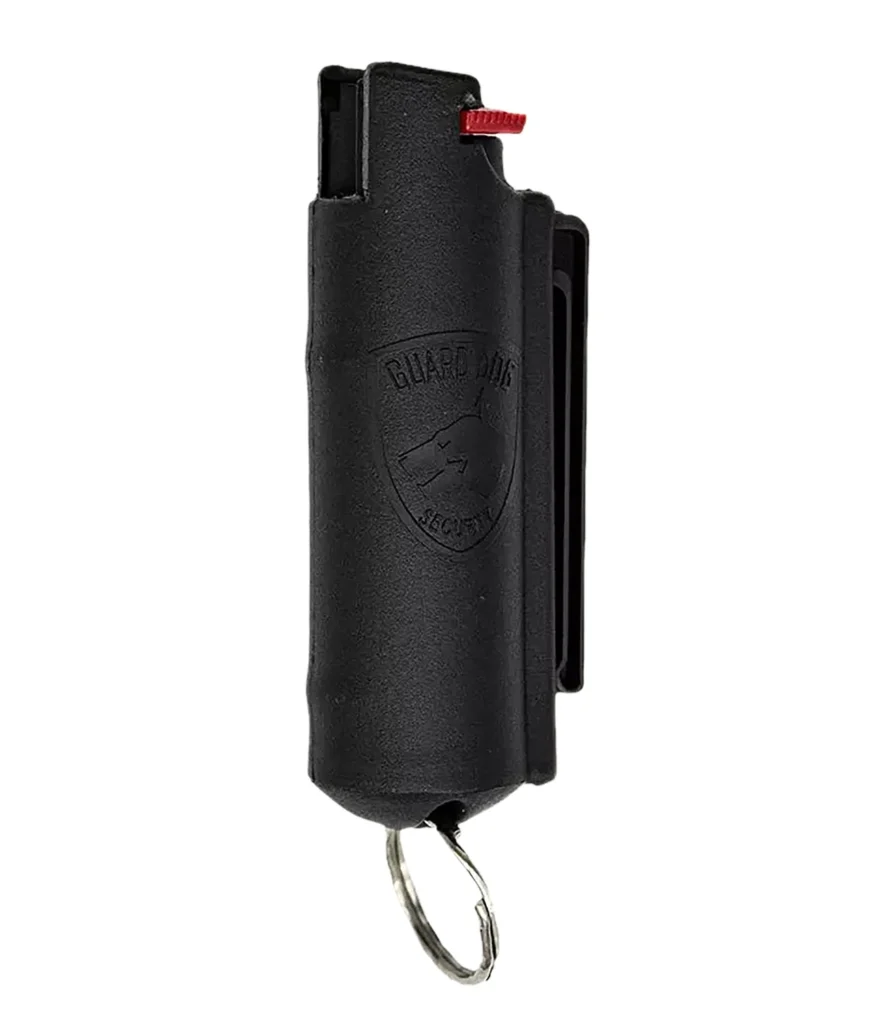 SKYLINE USA INC PSGDQABK  Quick Action Red Pepper 16 ft Black Includes Belt Clip/Keychain