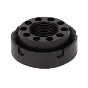 SilencerCo AC4741 Charlie Direct Thread Mount Fits 11/16"x24 Stainless Steel Oxide Black
